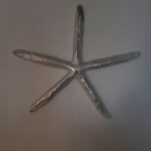 Silver Starfish Wall Decor
